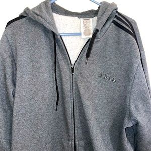 Adidas long sleeve zipped hoodie.